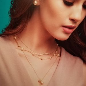 Set of 3 pearl earrings